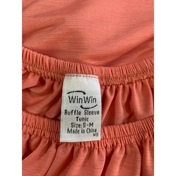Win Win Coral Bell Sleeve Size S/M Tunic - Picture 5 of 8